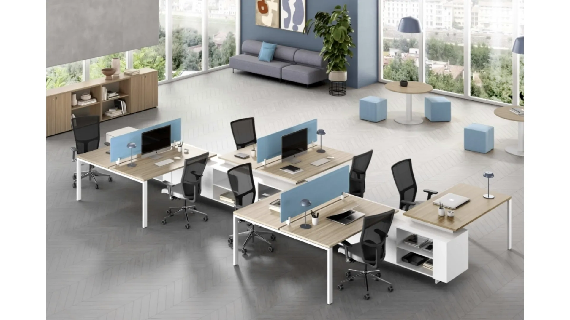 Scrivania Operativa Legodesk di Della Rovere
