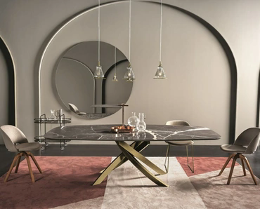 Tavolo Artistico in SuperMarmo di Bontempi