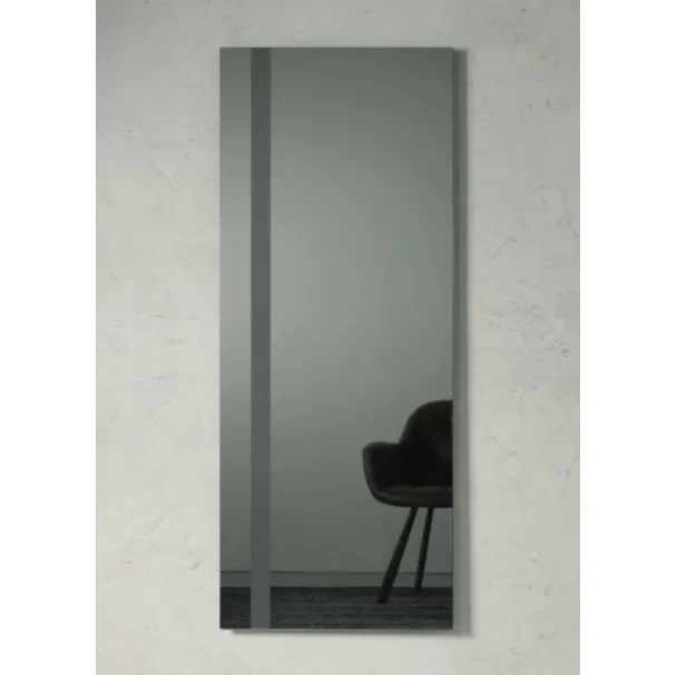 Specchio Devis con decoro laterale sabbiato di Capodarte