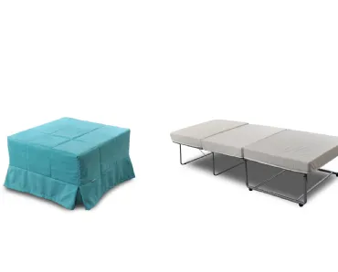 Pouf letto Argo in tessuto di Bruma