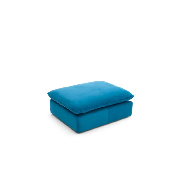 Pouf B221 in tessuto imbottito di Bruma