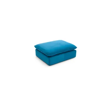 Pouf B221 in tessuto imbottito di Bruma