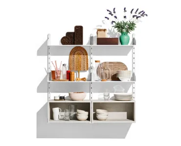 Mensole in metallo e melaminico Shelfy di Connubia