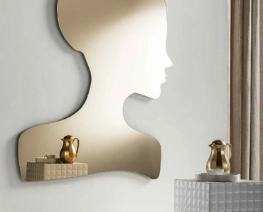 Specchio scultura Skin di Capodarte