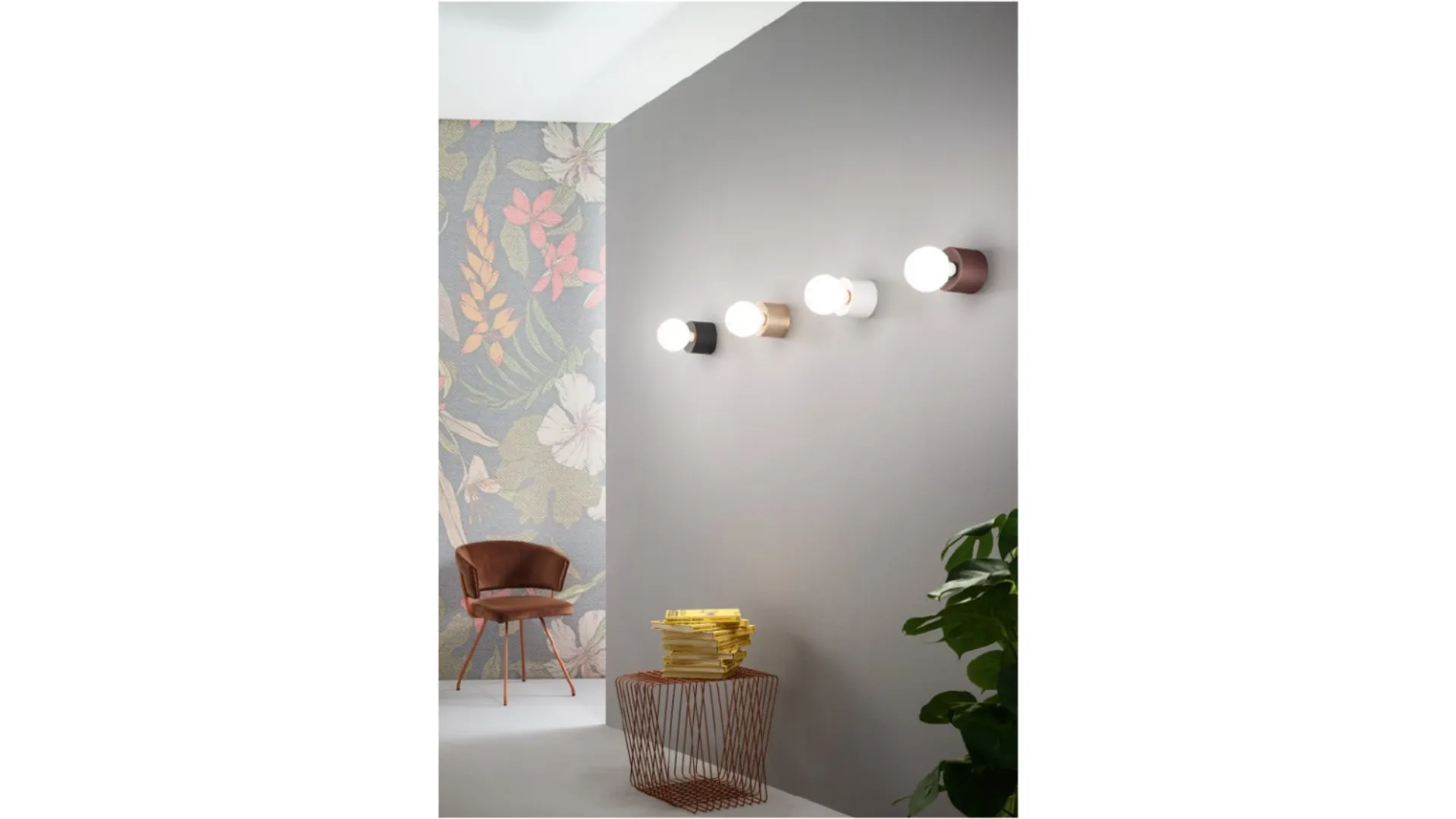 Lampada da parete in diversi colori Bow di Ondaluce