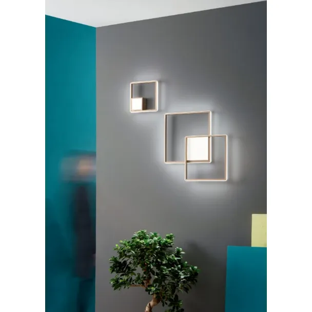 Lampada da parete Dowel di Ondaluce