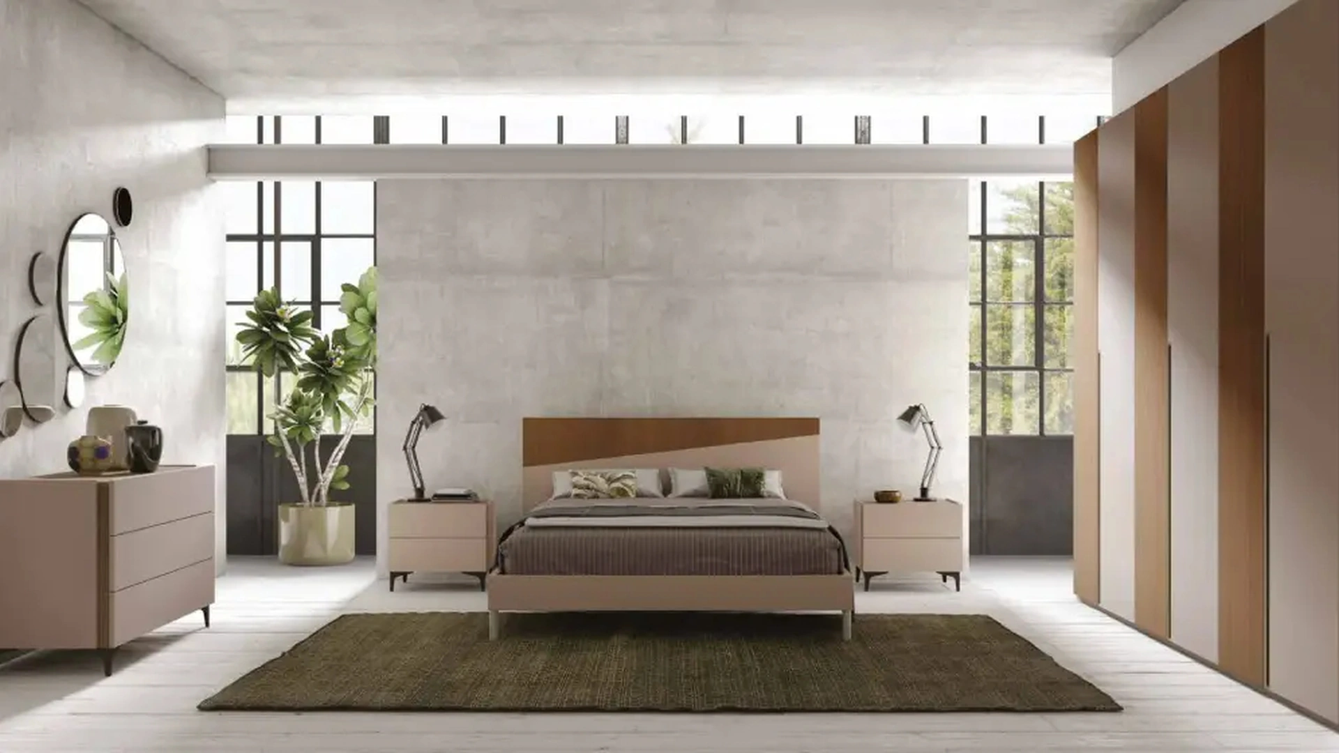 Armadio con anta battente Basic di Artigianmobili