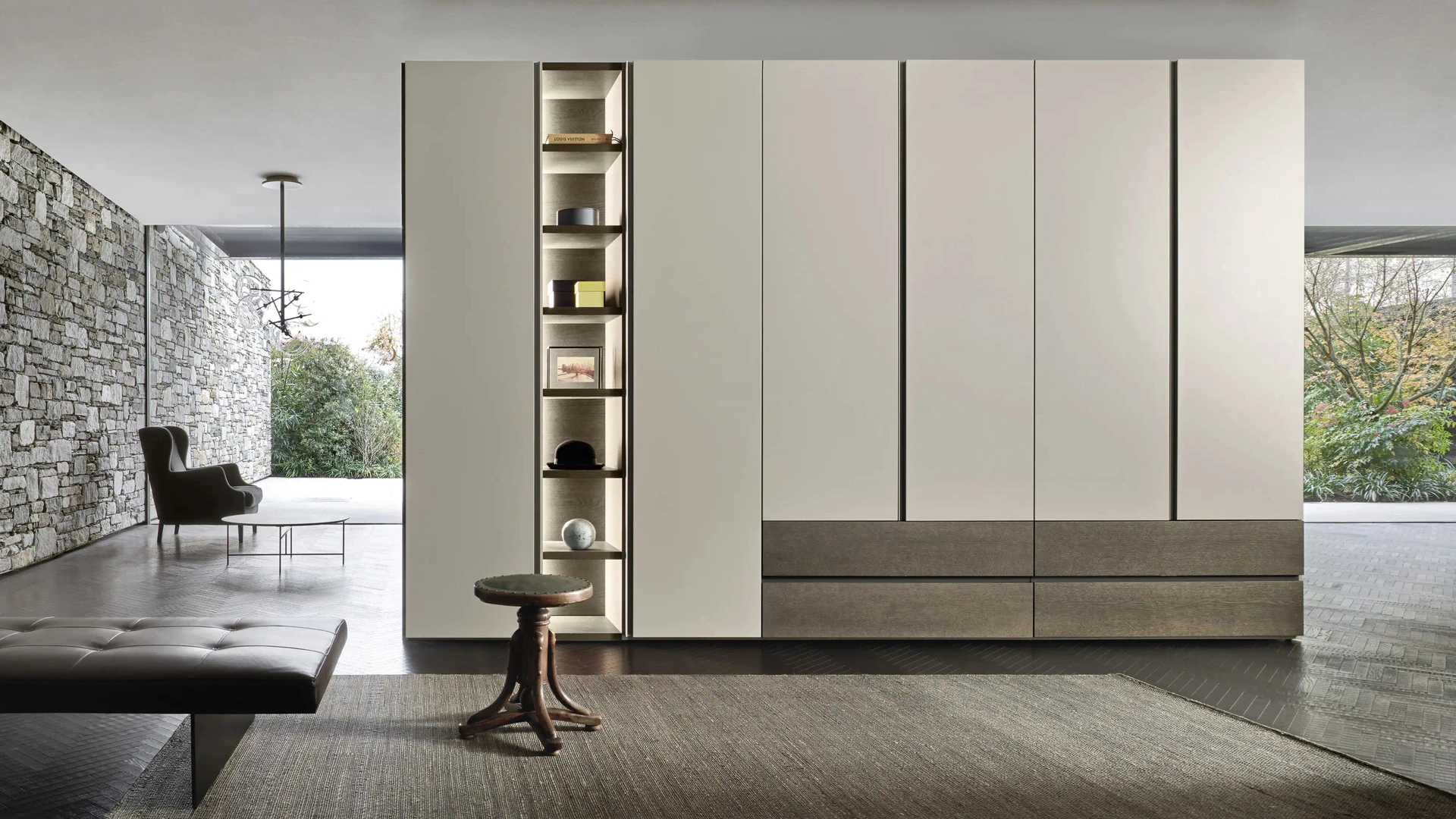 Armadio con ante battenti Collage di Sangiacomo