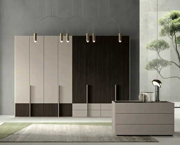 Armadio con anta battente Duplex e Up di Artigianmobili