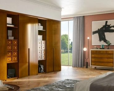 Armadio componibile con ante battenti Regno di Le Fablier