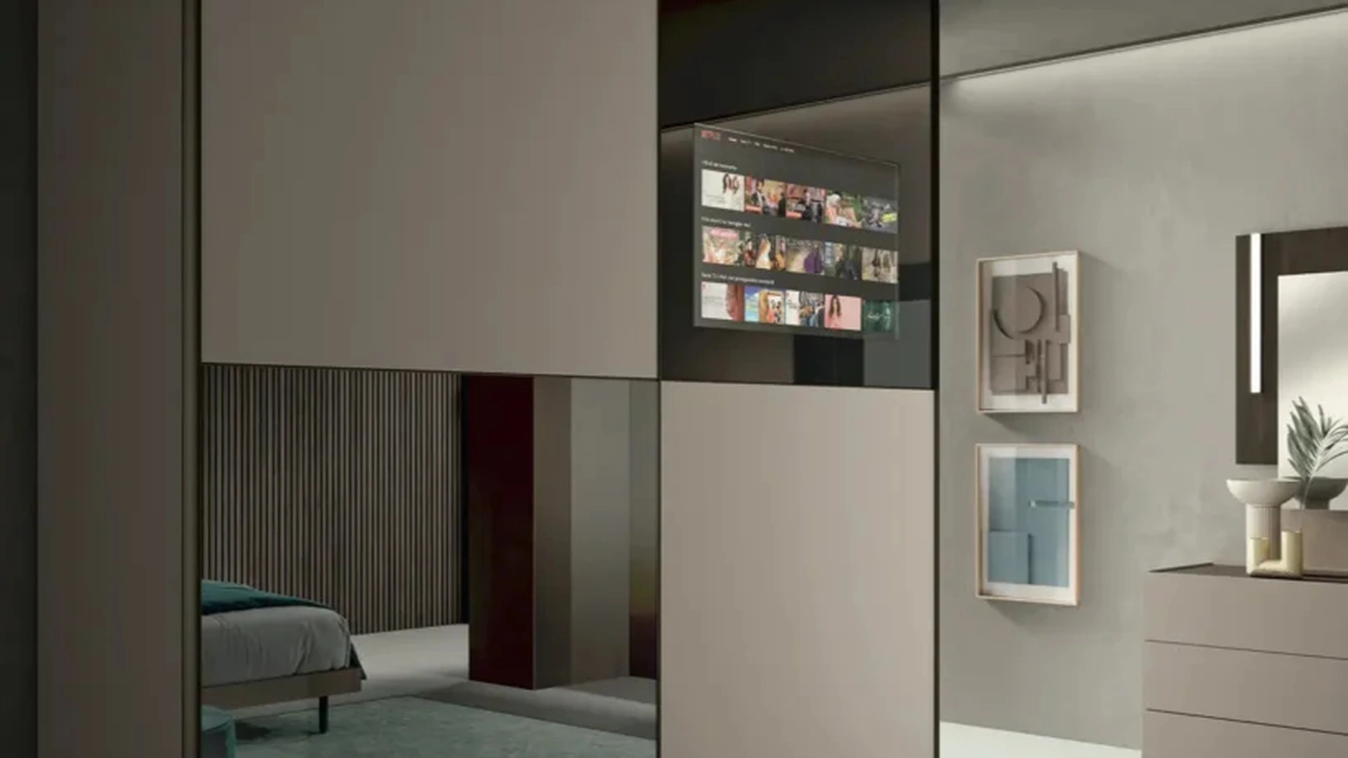 Armadio My Self TV di Artigianmobili