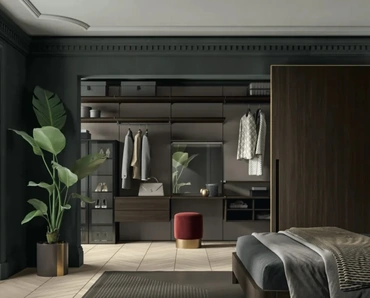 Cabina Armadio effetto legno Systema 01 di Artigianmobili