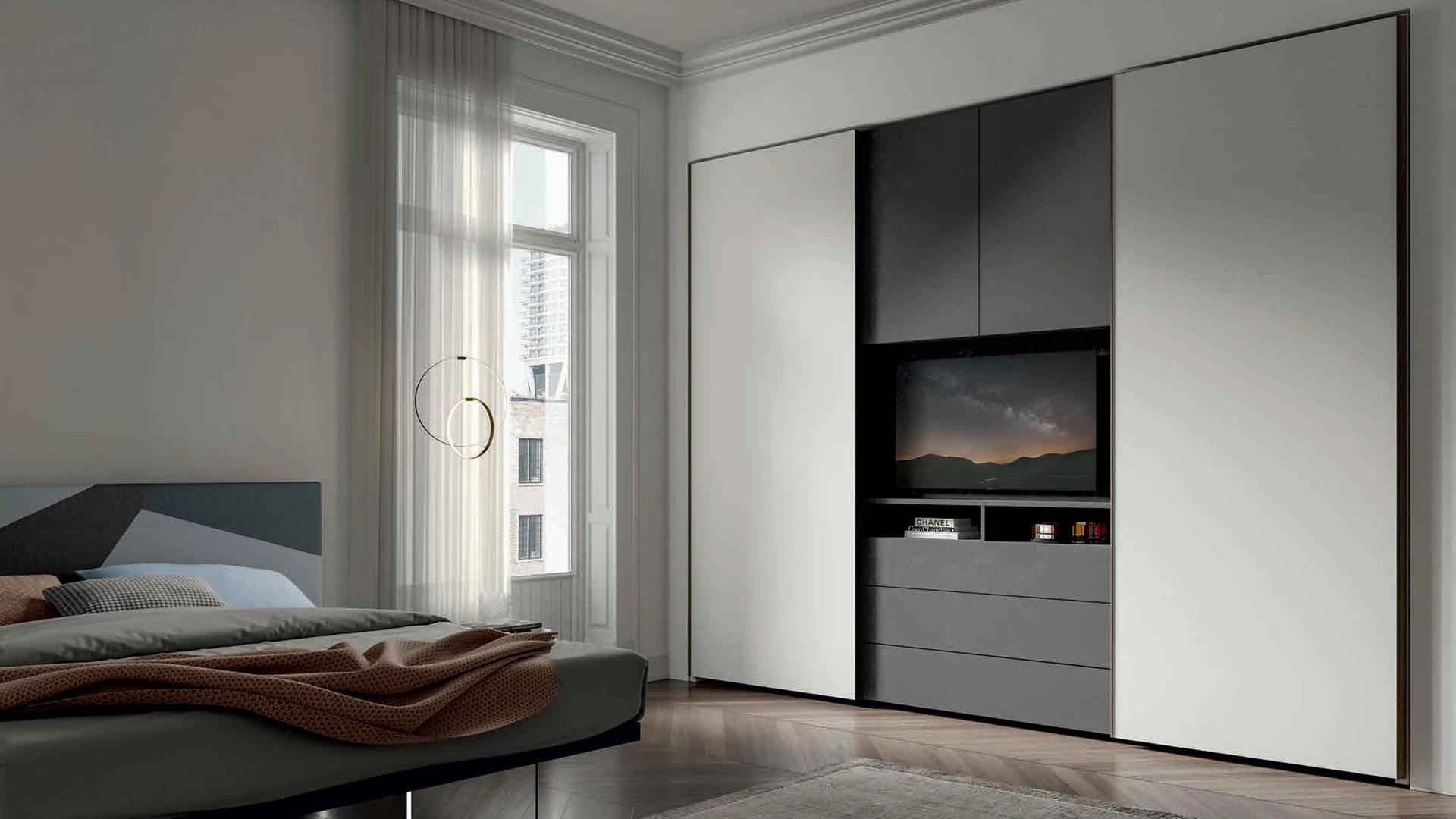 Armadio con anta scorrevole Young di Artigianmobili