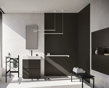Mobile da Bagno a terra Code 03 in laccato di Arbi