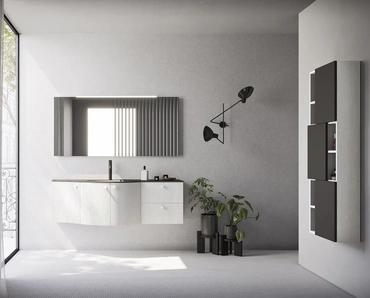 Mobile da Bagno Ho-me plus curvo 57 di Arbi