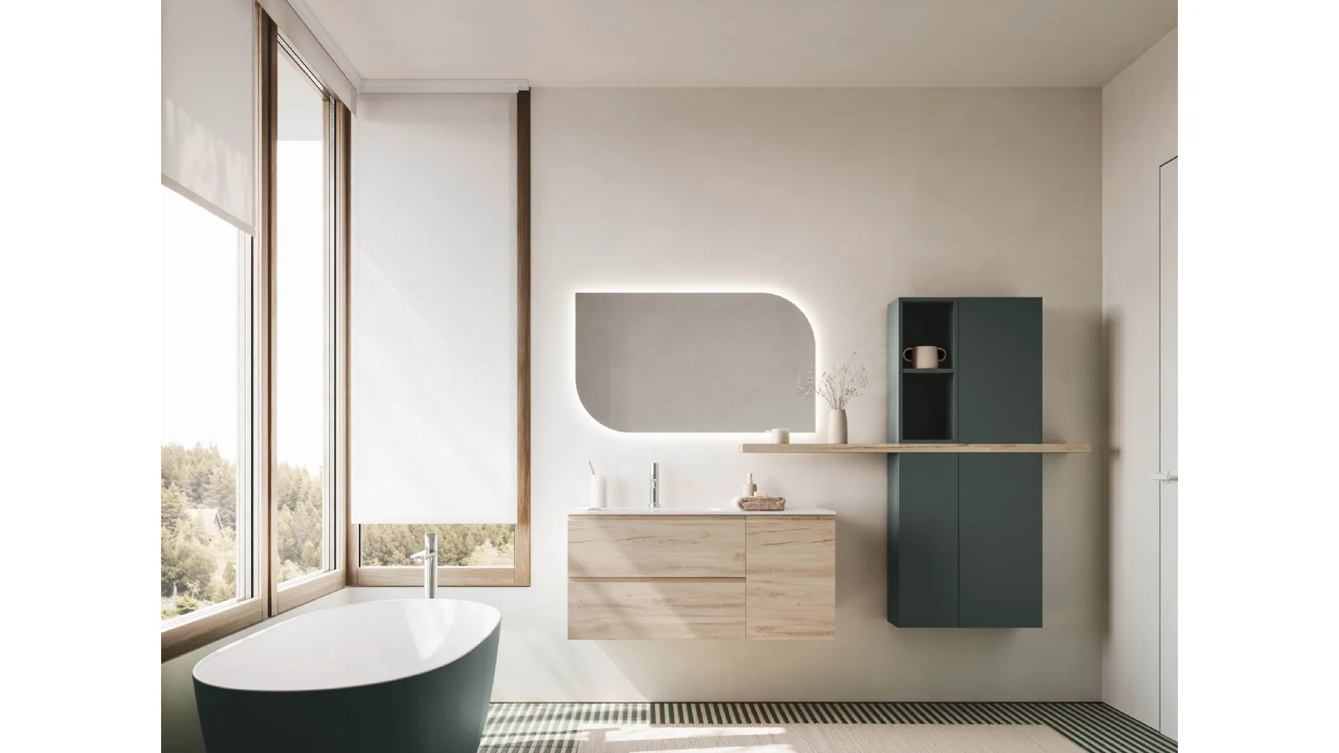 Mobile da Bagno sospeso Ho-me plus J 50 di Arbi