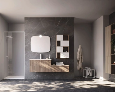 Mobile da Bagno sospeso Ho-me plus liscio 45 di Arbi