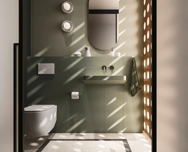 Mobile da Bagno a terra salvaspazio Over 02 di Arbi