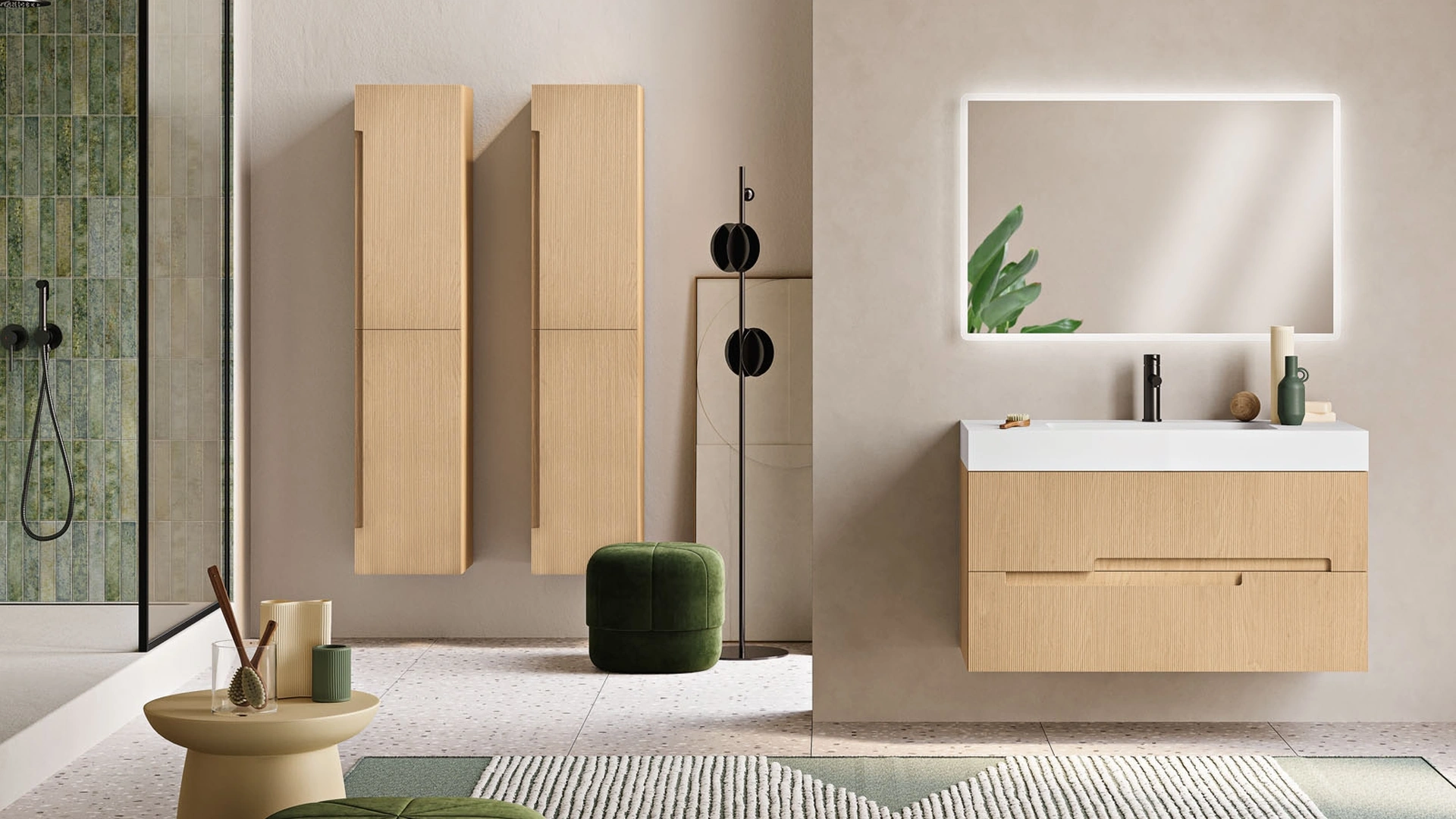 Mobile da Bagno sospeso Righe 01 di Bluelife