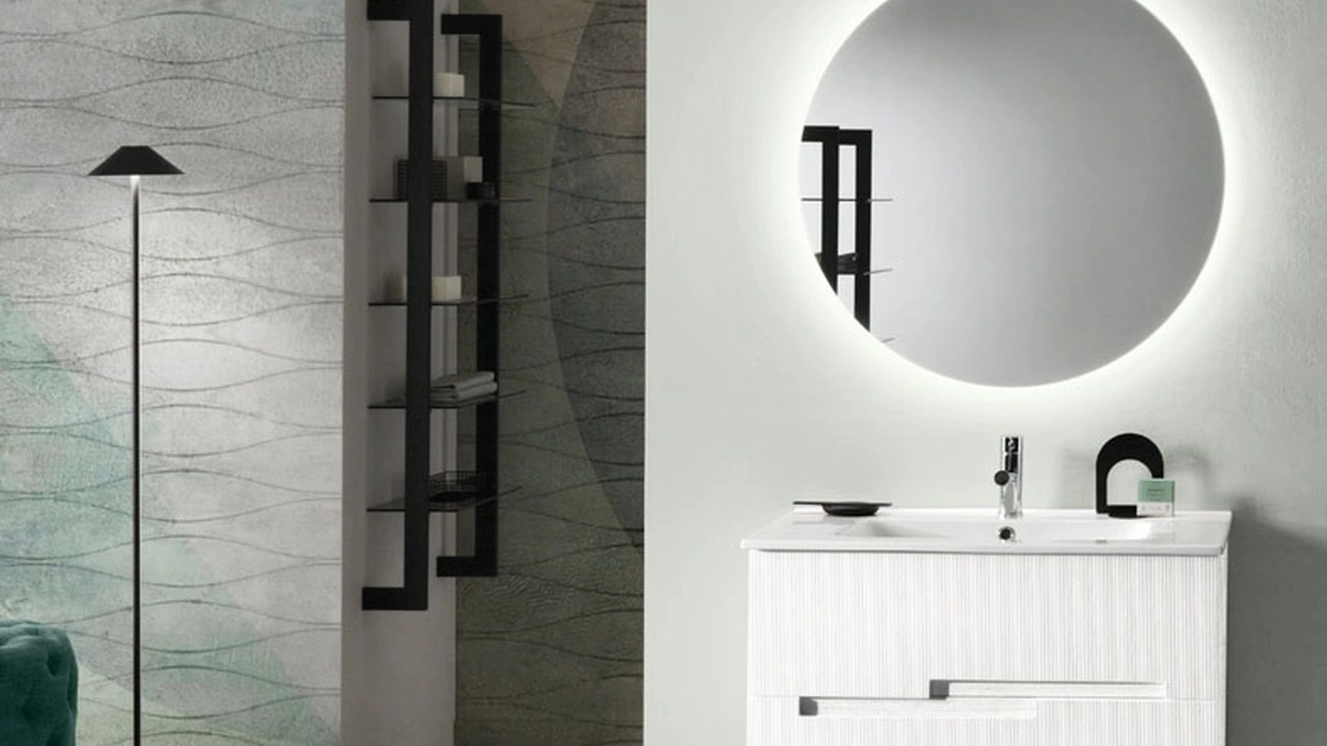 Mobile da Bagno sospeso Righe 02 di Bluelife