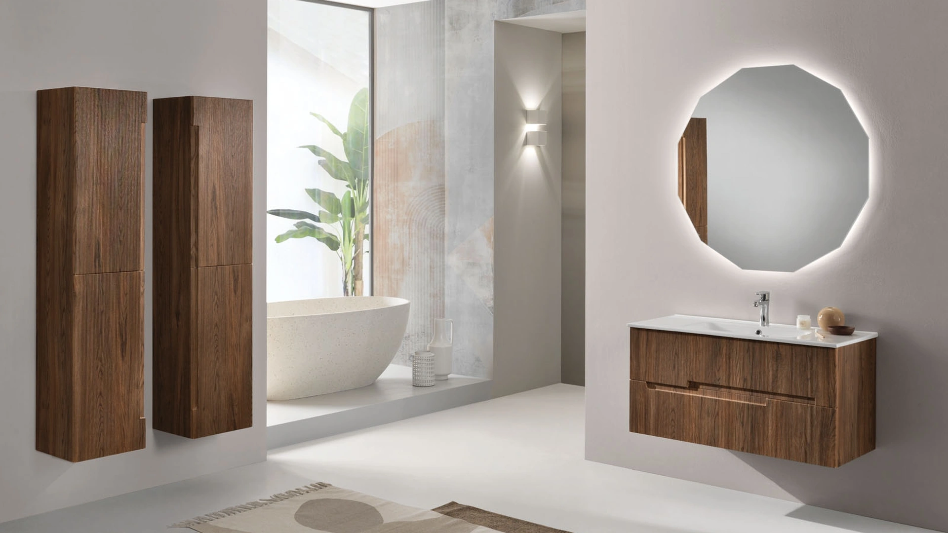 Mobile da Bagno sospeso Righe 04 di Bluelife