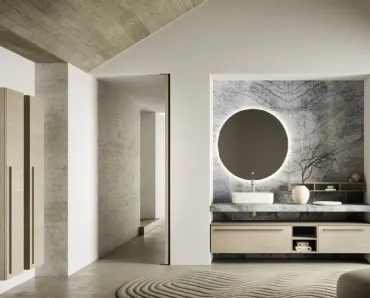 Mobile da Bagno sospeso Sky Liscio 34 di Arbi