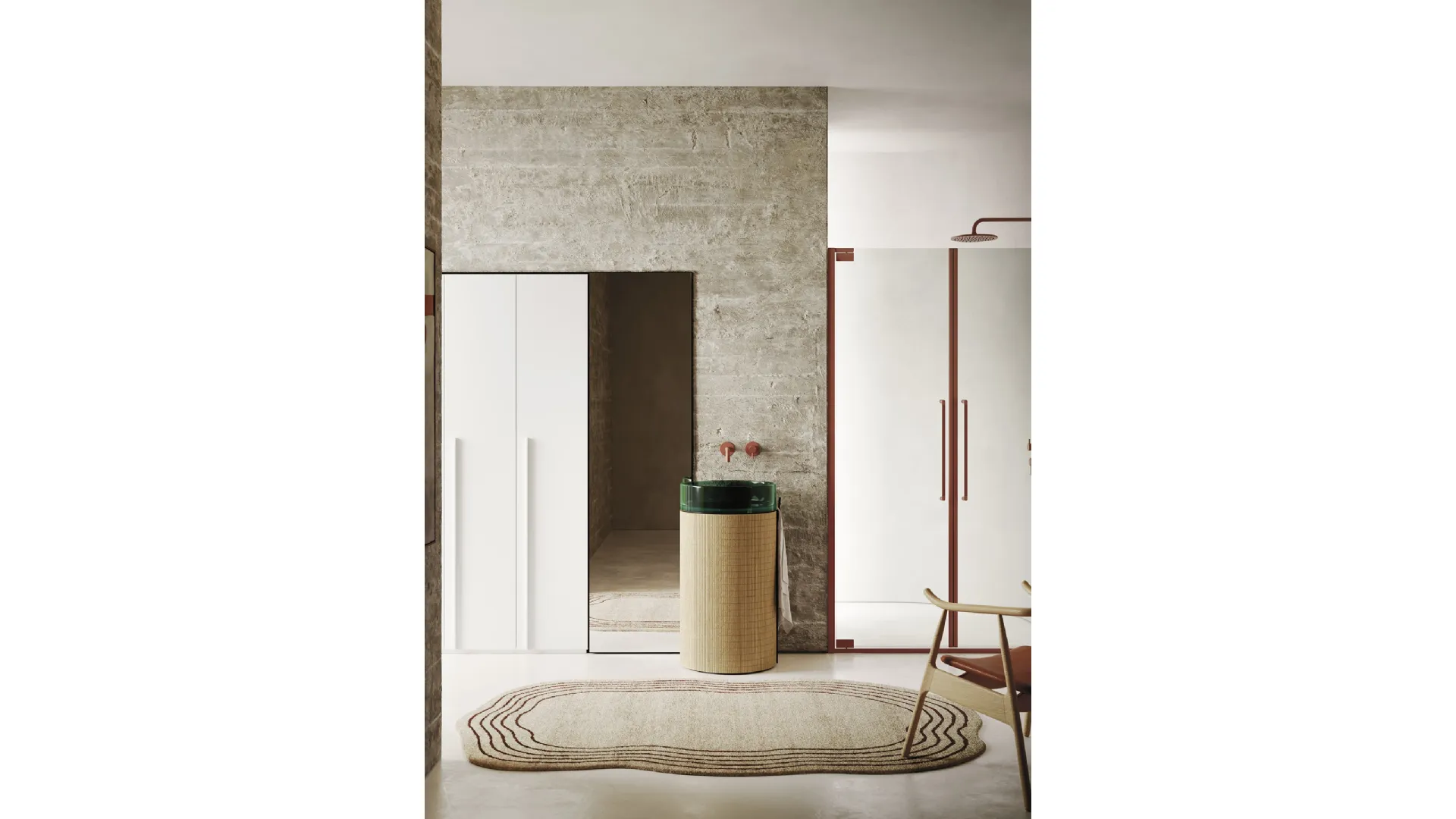 Mobile da Bagno Sky Liscio 36 di Arbi