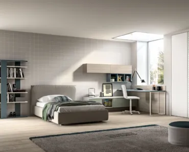 Cameretta per ragazzi Room 101 di Zg Mobili