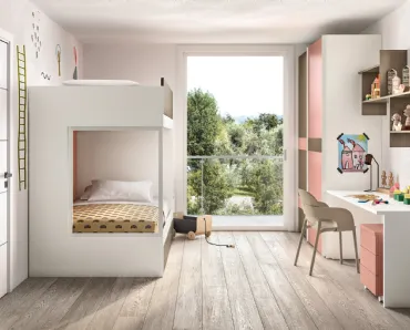 Cameretta con letti a castello 215 di Zg Mobili