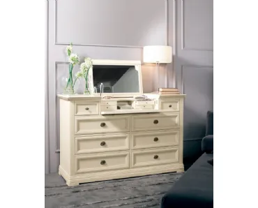 Comò Diamante in legno laccato opaco Le Fablier