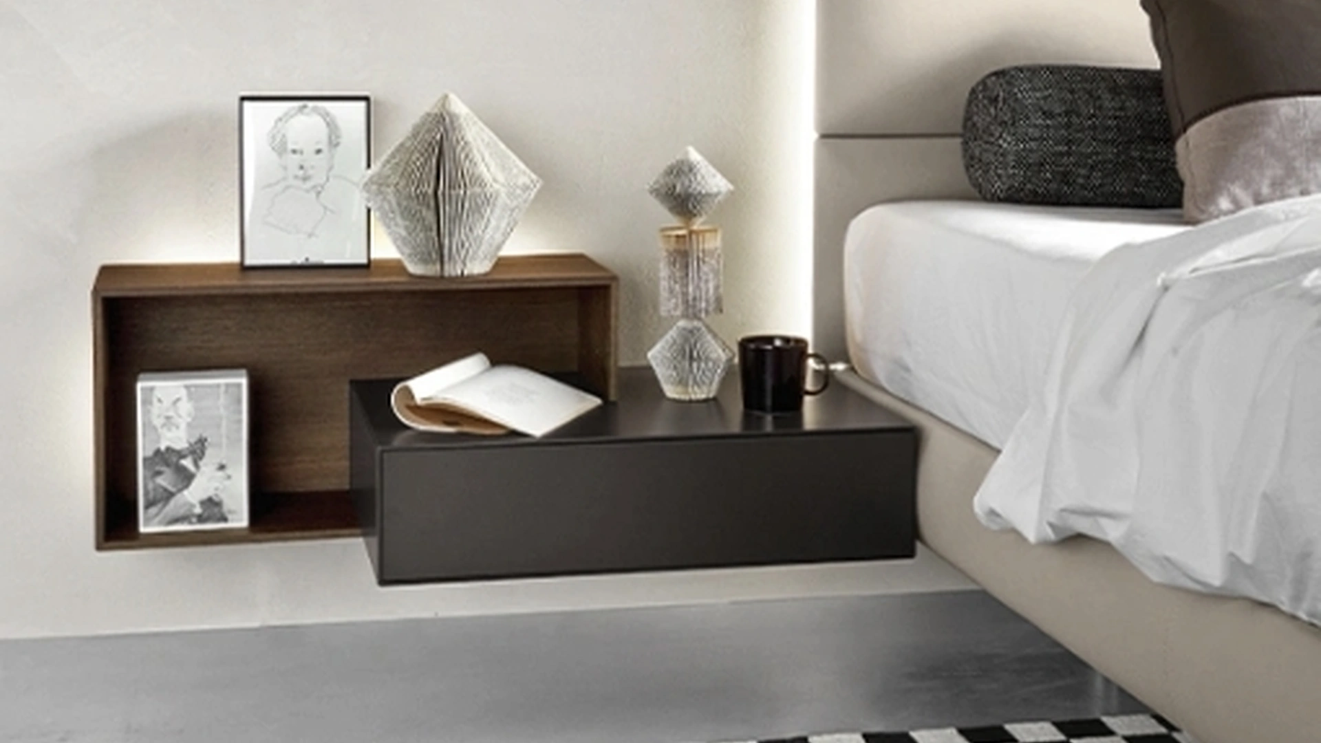 Comodino Domino Componibile di Sangiacomo