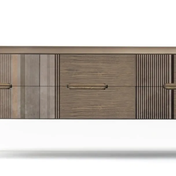 Comò Icon's 102 New Decò V02 in legno con stampa decorativa di Devina Nais