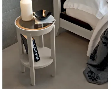 Comodino rotondo Giglio di Le Fablier