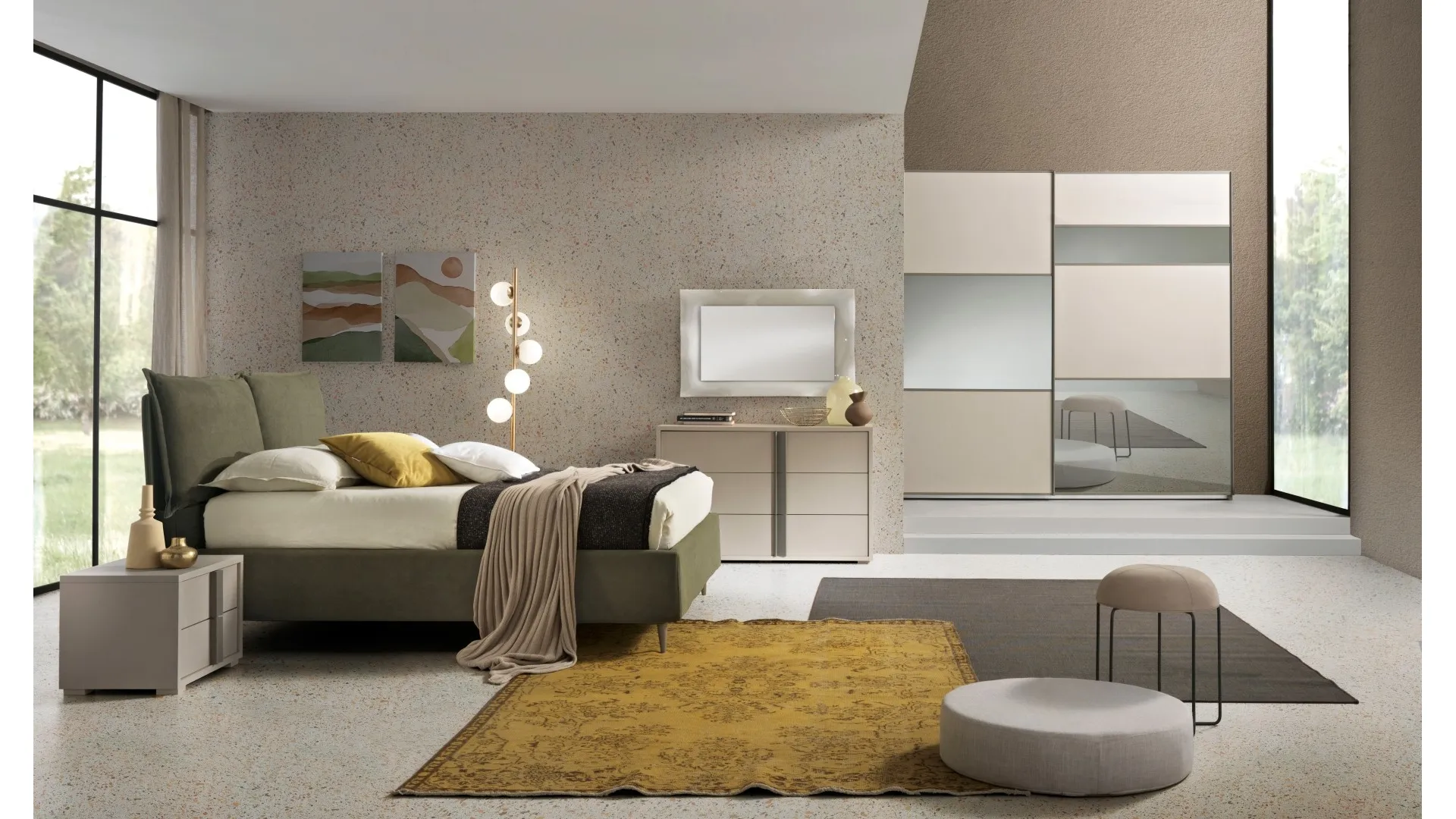 Letto Abaco Composizione 125 di Gierre Mobili