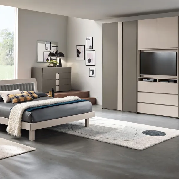Letto Abaco Composizione 162 di Gierre Mobili