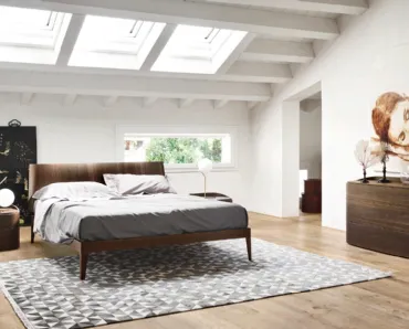 Letto Aliante Legno 1|0 in Rovere termotrattato di Sangiacomo