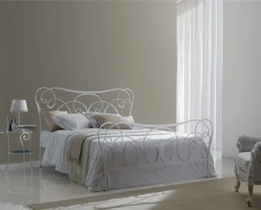 Letto in ferro battuto con testiera Altea di Bontempi