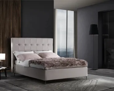 Letto con testiera Domino Alto di Artigianaletti