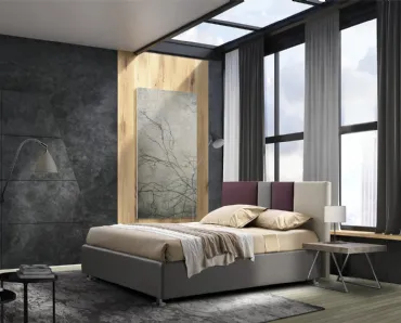 Letto in tessuto Kant di Artigianaletti