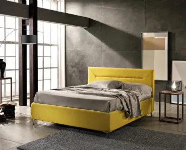 Letto matrimoniale Street in tessuto di Artigianaletti