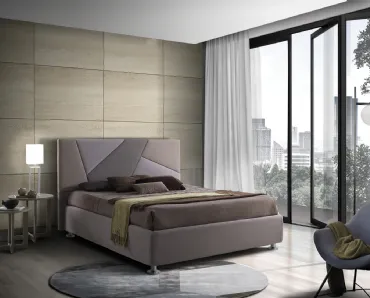 Letto con testiera Tetris di Artigianaletti