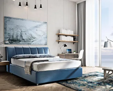 Letto in ecopelle Vernal di Artigianaletti
