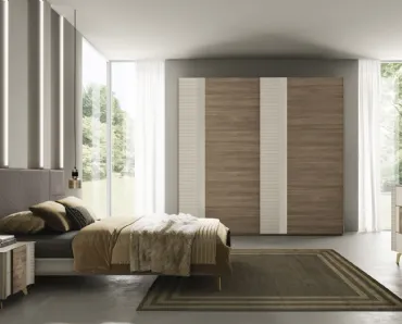 Letto con testiera Tiffany di Artigianmobili