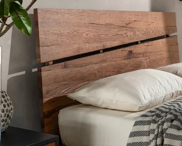Letto Bogotà in legno di rovere di Le Fablier