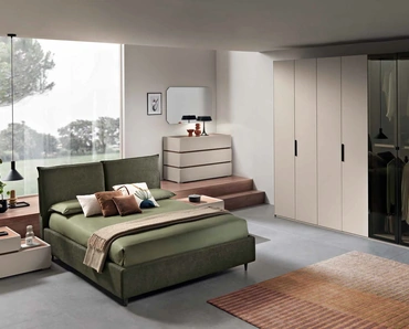 Letto Bristol con box contenitore di Gierre Mobili