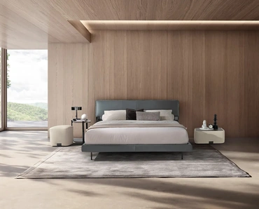 Letto in pelle Nel di Max Divani