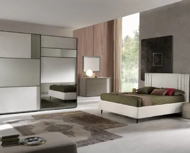 Letto in tessuto Oxford di Gierre Mobili