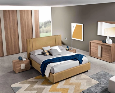 Letto in tessuto Oxford di Gierre Mobili