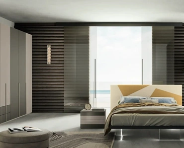 Letto Slim in econabuk di Artigianmobili