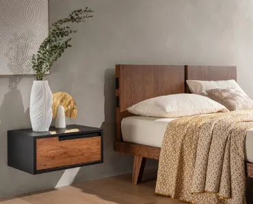 Letto Tangeri in rovere nodato di Le Fablier